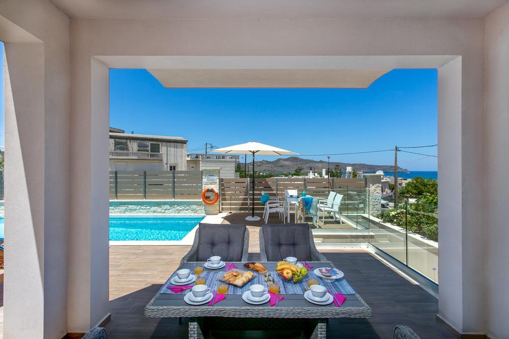 Superior Villa Marina Mare Sauna Hammam Nea Kydonia Exterior foto