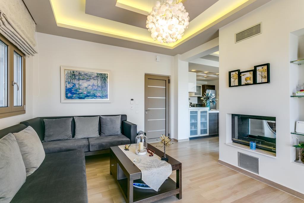 Superior Villa Marina Mare Sauna Hammam Nea Kydonia Exterior foto